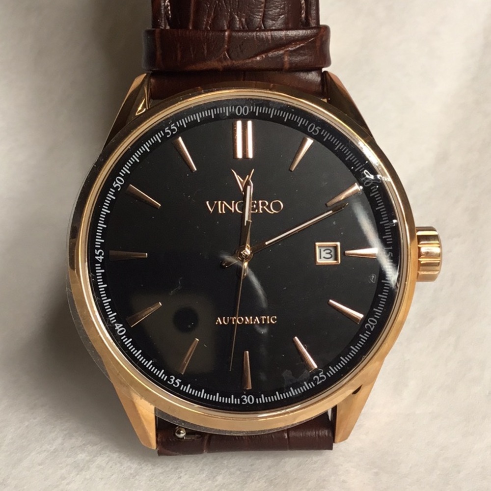 Vincero Icon Automatic Rose Gold Men’s Watch